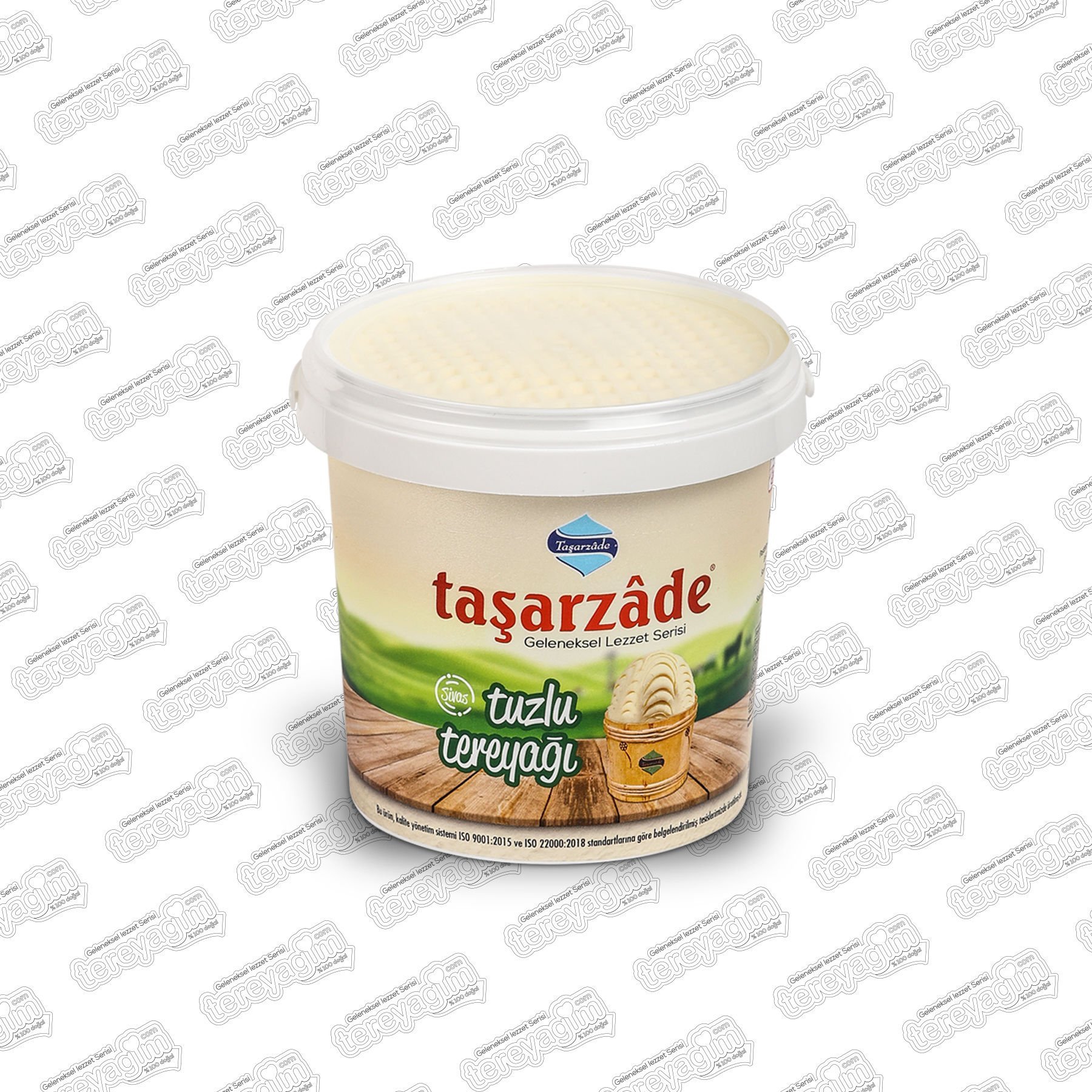 Tereyağı-950 gr Yemeklik Tuzlu Tereyağı (Kova)
