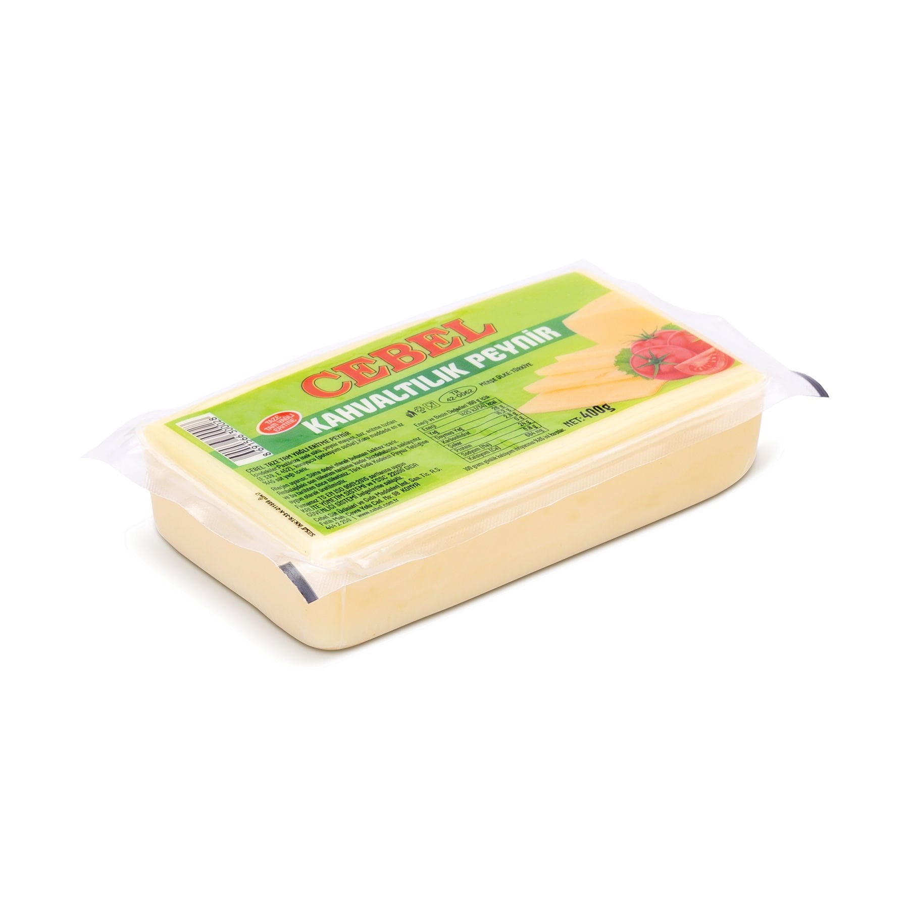 CEBEL TAM YAĞLI KAHVALTILIK - TOST PEYNİR 400G