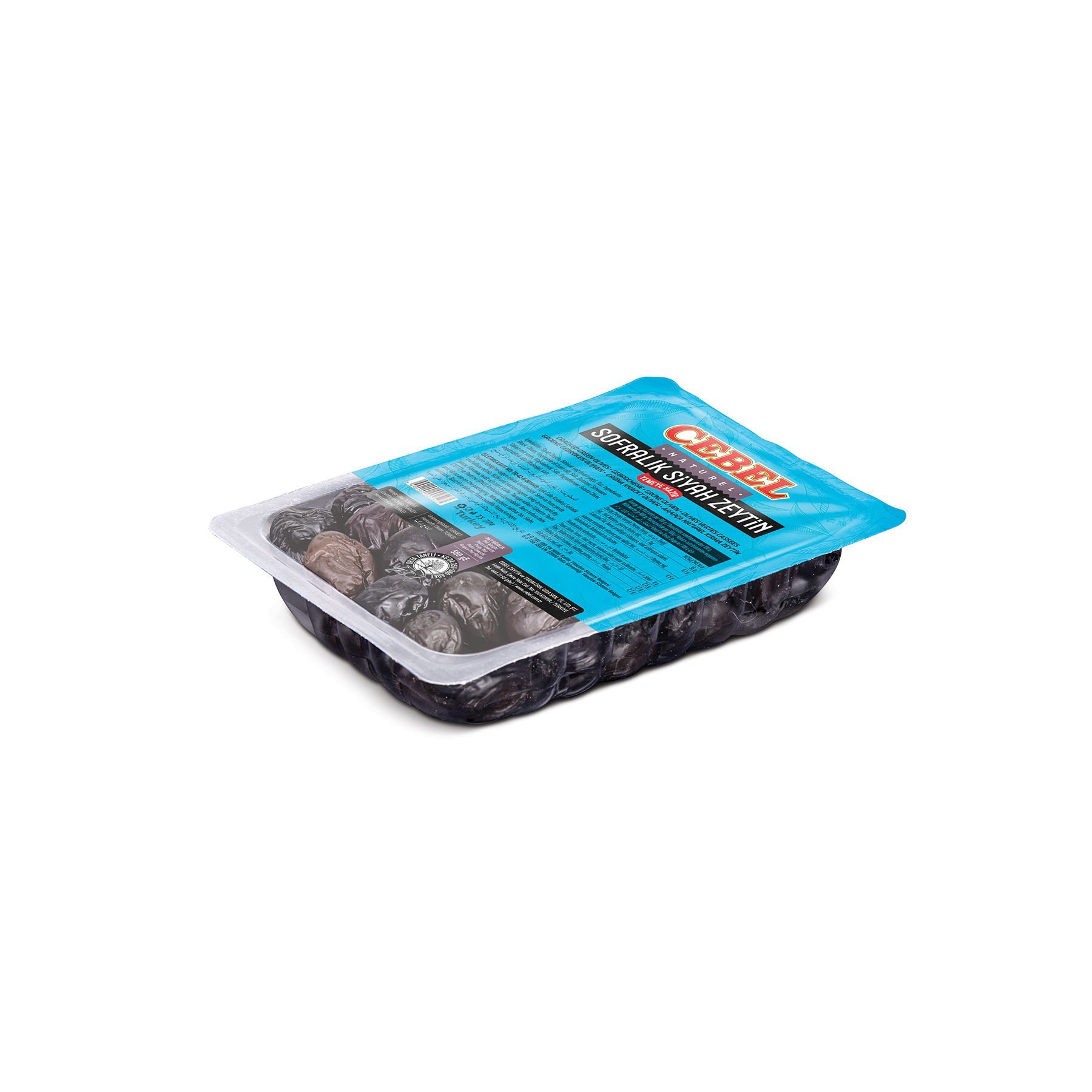 Cebel Siyah Zeytin 2XS Kalibre 351-380 200 gr Vak.