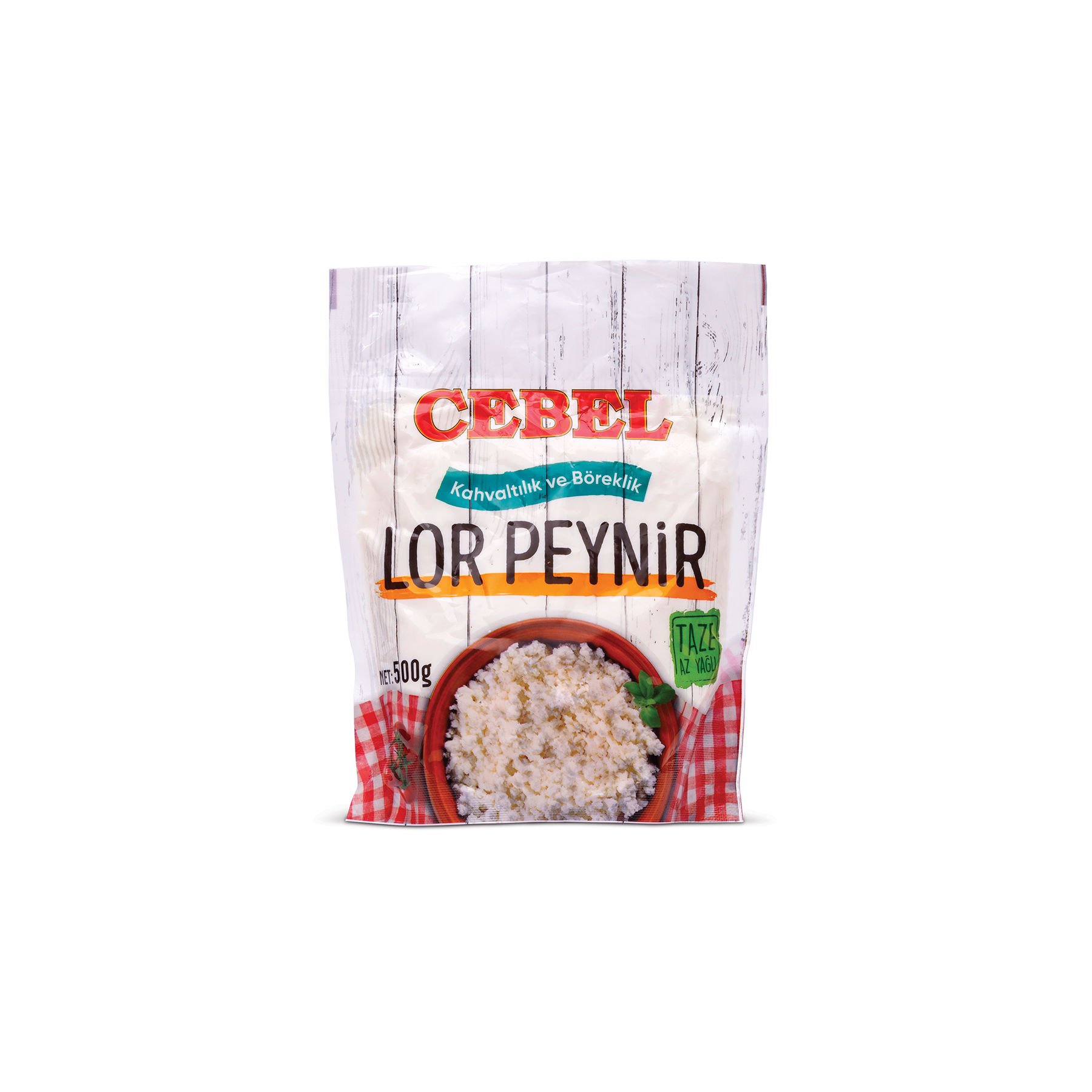 Cebel Az Yağlı Vakum Lor Peynir 500 gr
