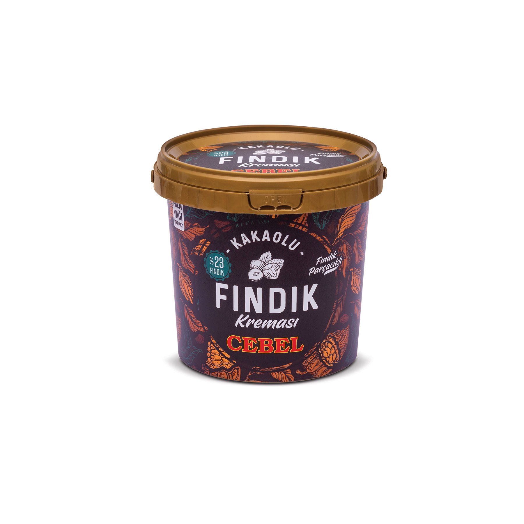 Cebel %23 Fındık Parçacıklı Kakaolu Fındık Kreması 900 gr