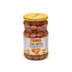 Cebel Çizik Yeşil Zeytin 400 gr Kavanoz (201-260)