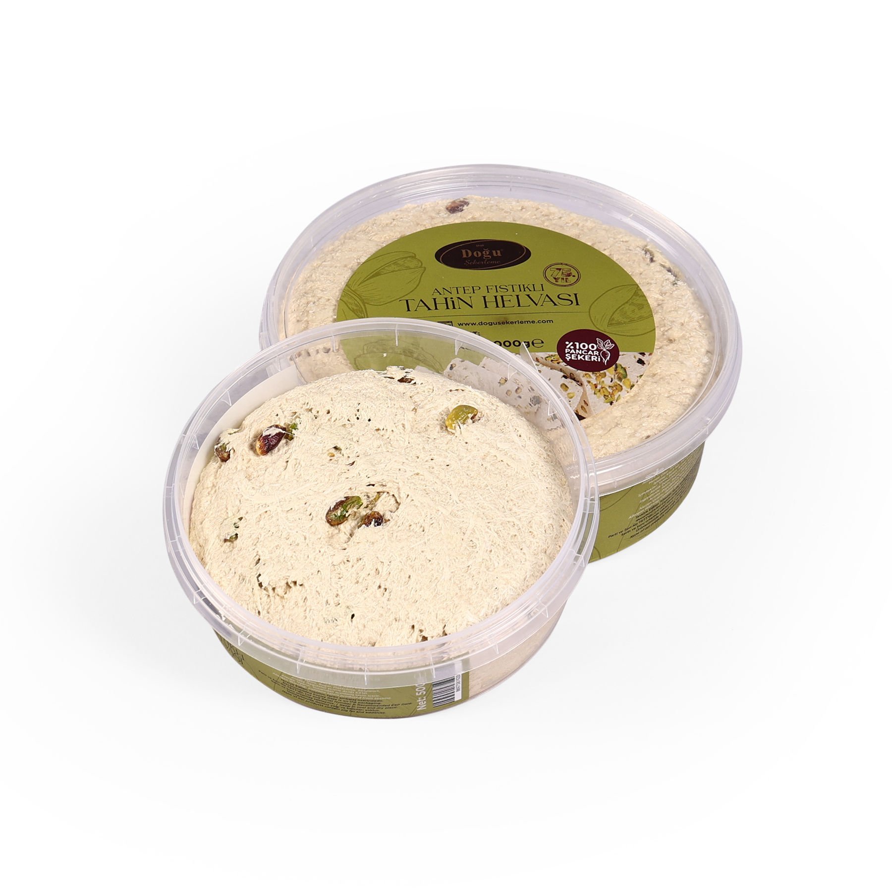 Antep Fıstıklı Tahin Helvası 1000gr %100 Katkısız